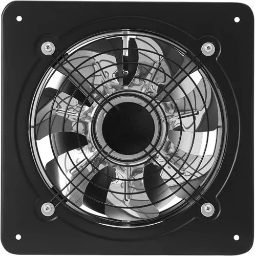 Vista 12 de DNYSYSJ Ventilador industrial de 12 pulgadas, 125 W, 1559 CFM, alto flujo de aire, bajo ruido, 12 pulgadas, extractor de ventilación, ventilador