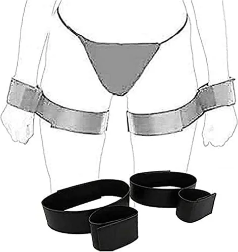 Vista 2 de Sujeción de cama para cama de tamaño individual, lazos sexuales para adultos para tobillos y muñecas, esposas sexuales, kits de bonage, correas