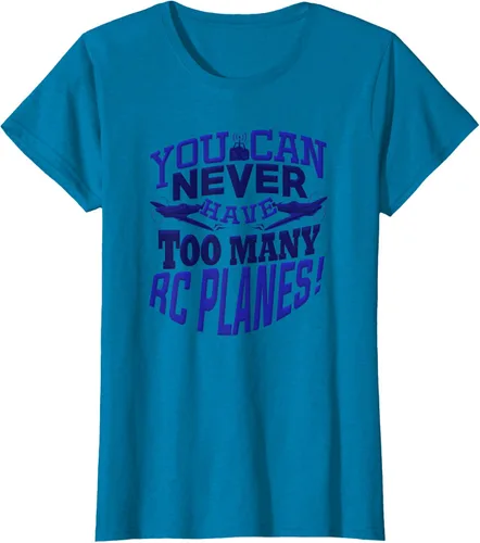 Vista 57 de RC Plane You Can Never Have Too Many RC Aviones Hobby Lover - Camiseta, gris, S