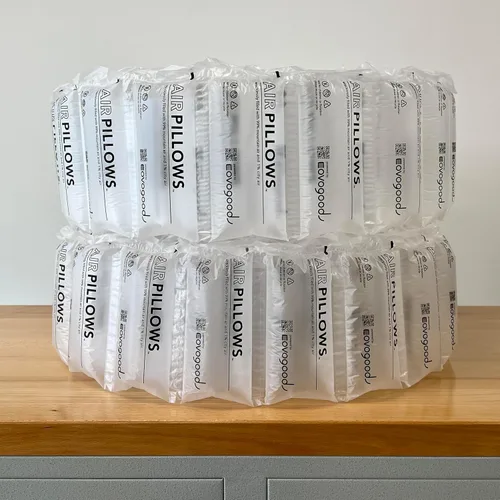 Vista 5 de AirPillows™ - 150 burbujas de almohada de aire precargadas prémium para envío de paquetes 3 pies cúbicos, 22 galones, 4 x 8 pulgadas Ea como