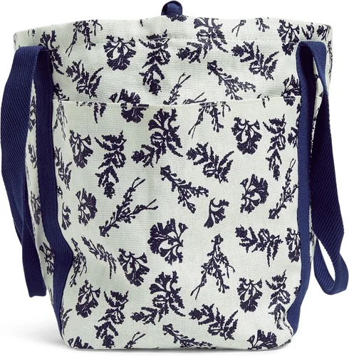 Vista 4 de Vera Bradley Deluxe Straw Tote Bag