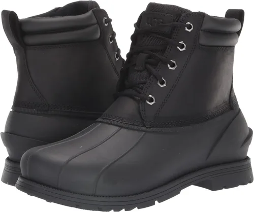 Vista 7 de UGG Botas de lluvia Gatson Mid para hombre, Negro