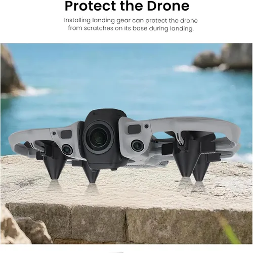 Vista 3 de Juego de protección anticolisión 2 en 1 para DJI AVATA 360, protector de hélice y tren de aterrizaje, accesorios para drones para DJI Avata 360