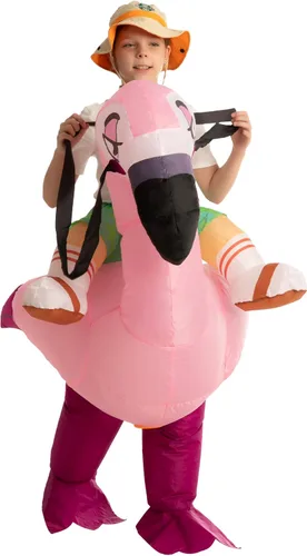 Vista 4 de Spooktacular Creations - Disfraz inflable de Halloween para montar en flamenco