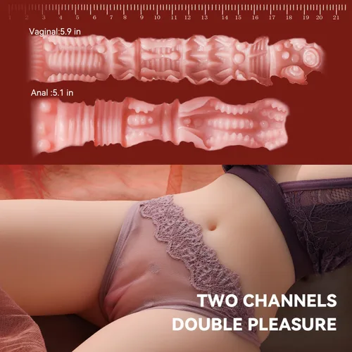 Vista 3 de Muñeca sexual femenina realista de 11 libras para hombres, juguetes para adultos para hombres con pechos enormes suaves y trasero regordete