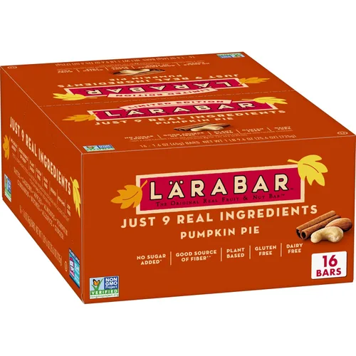 Vista 40 de Larabar, pastel de nueces en barra, 1.6 onzas