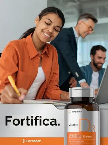 Vista 7 de Horbaach Vitamina D3 2000IU cápsulas blandas 150 unidades 50mcg