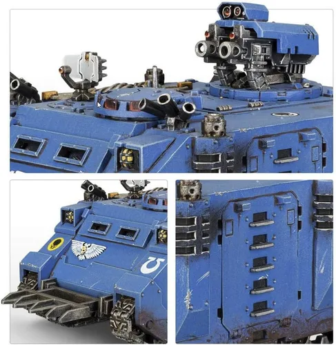 Vista 2 de Games Workshop 99120101227" Space Marine Razorback Game, Negro