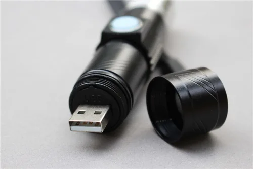 Vista 3 de Tigofly Linterna recargable ULTRAVIOLETA 365NM USB Fly atar pegamento que cura la luz