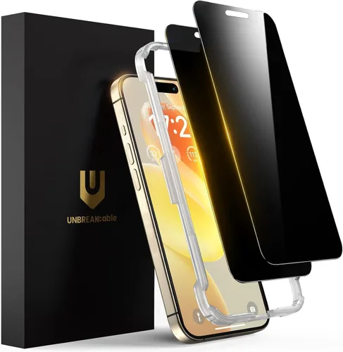 Vista 28 de UNBREAKcable Paquete de 2 protectores de pantalla de privacidad para iPhone 11 Pro Max/Xs Max, vidrio templado inastillable