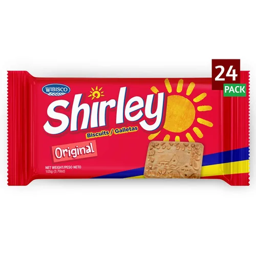 Vista 5 de Wibisco Shirley Biscuits, chocolate, 3.7 oz (paquete de 24)