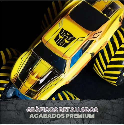 Vista 3 de Monster Jam Transformers Monster Trucks Die Cast Vehicle, 1:64 Scale 4-Pack