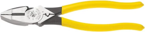 Vista 2 de Klein Tools Lineman's - Alicates para engarzar (9 pulgadas) y alicates multiusos de corte diagonal (8 pulgadas)