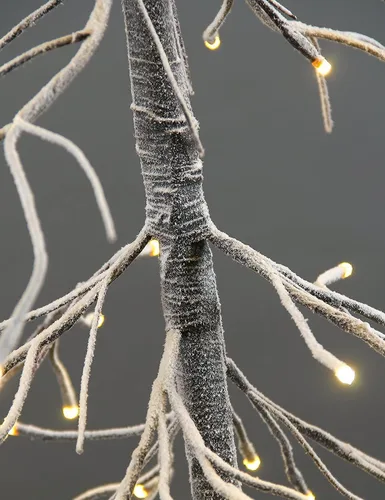 Vista 9 de Lightshare Árbol de abeto nevado de 13 pies, 328 luces LED, para uso en interiores y exteriores, blanco cálido, para el hogar, festival, fiesta