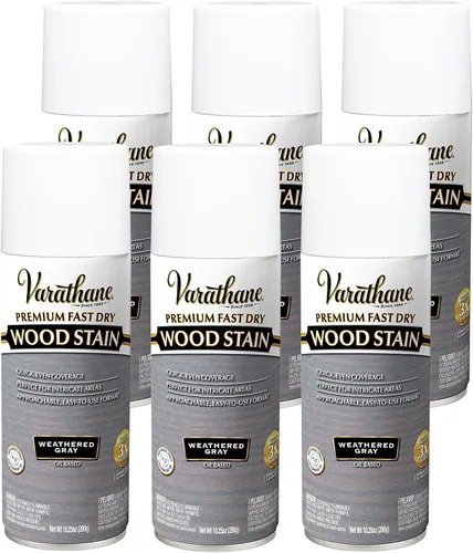 Vista 14 de Varathane Premium - Tinte para madera de secado rápido en aerosol, 10.25 onzas, ébano