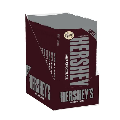 Vista 2 de HERSHEY'S Barras de caramelo de chocolate, 36 unidades, 3.8 lbs