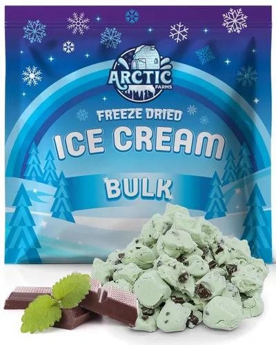 Vista 26 de Arctic Farms Trozos de Helado Liofilizado Empaquetados y en Caja - No se Derrite (1 libra, S'mores)