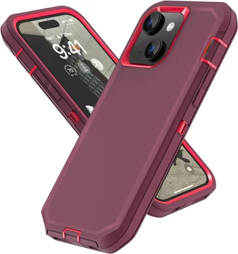 Vista 12 de Sansunto Funda protectora para iPhone 16e, funda protectora para 13, 14, 15, 16E 6.1 pulgadas, resistente a prueba de golpes, a prueba de caídas