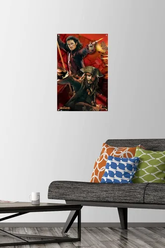 Vista 2 de Disney Pirates of the Caribbean: At World's End - Póster de pared con pasadores