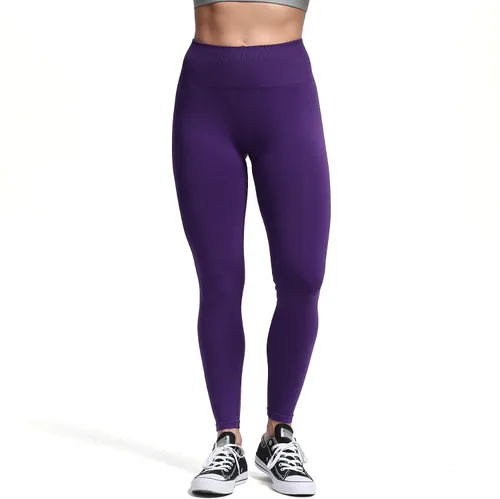 Vista 2 de Aoxjox Seamless Scrunch Legging for Women Asset Tummy Control Workout Gym Fitness Sport Active Yoga Pants