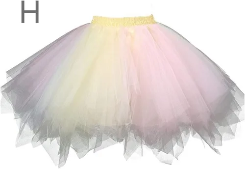 Vista 82 de Falda tutú de ballet para disfraz de fiesta de mujer
