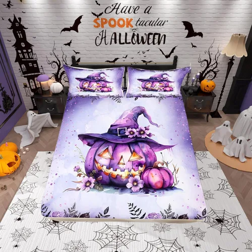 Vista 19 de Juego de ropa de cama con estampado de leopardo, tamaño individual, juego de cama de guepardo africano para decoración de dormitorio