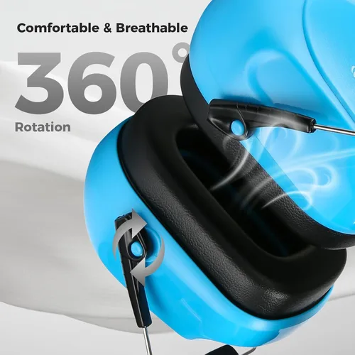 Vista 155 de ProCase NRR 28dB Noise Reduction Ear Muffs, Foldable Adjustable Noise Cancelling Headphones