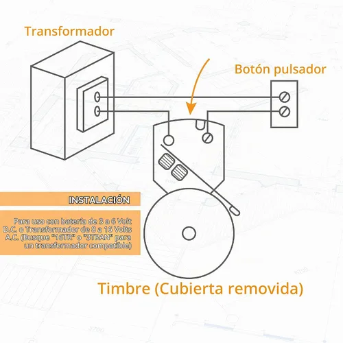 Vista 6 de Timbre de puerta multiusos