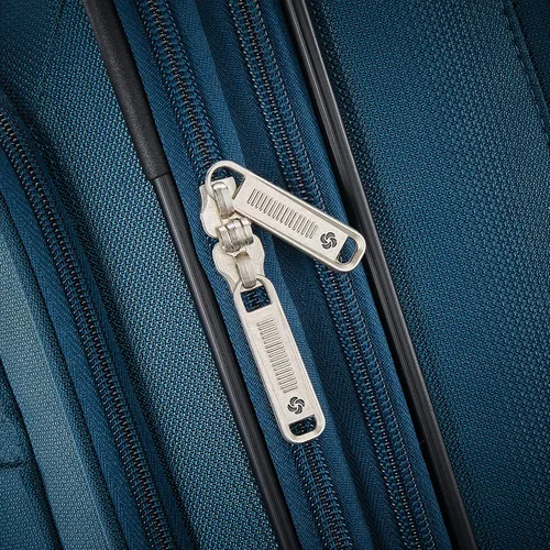 Vista 6 de Samsonite Equipaje expandible unisex Ascella X Softside con Spinners, verde azulado, Ascella X Softside - Maleta expandible con ruedas giratorias