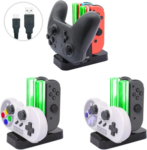 Vista 5 de FastSnail - Cargador de control para Nintendo Switch