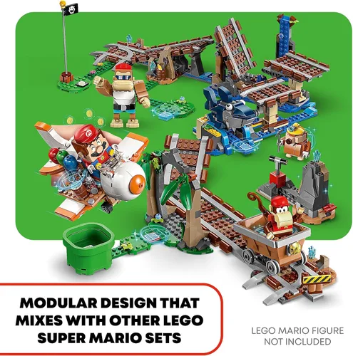 Vista 3 de LEGO 71425 Super Mario Diddy Kongs Lorenritt Erweiterungsset