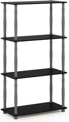 Vista 66 de Furinno Turn-N-Tube Organizador de encimera de cocina, estante organizador de encimera de esquina de 2 niveles, estante esquinero, para cocina