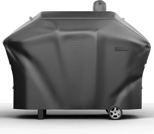 Vista 15 de Cubierta de parrilla Utheer para ahumador vertical de gas Pit Boss 3-Serie, cubierta impermeable anti-UV de 600D de longitud completa y resistente