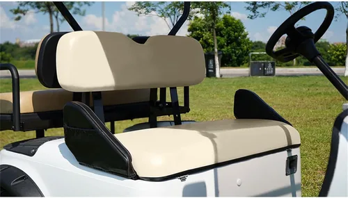 Vista 8 de WFLNHB Juego de fundas de asiento delantero beige para carrito de golf EZGO TXT 1995-2013