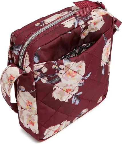Vista 4 de Bolso cruzado pequeño de sarga de rendimiento para mujer