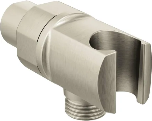 Vista 6 de Moen A701BG Soporte de montaje de ducha de mano para brazo de ducha, oro cepillado