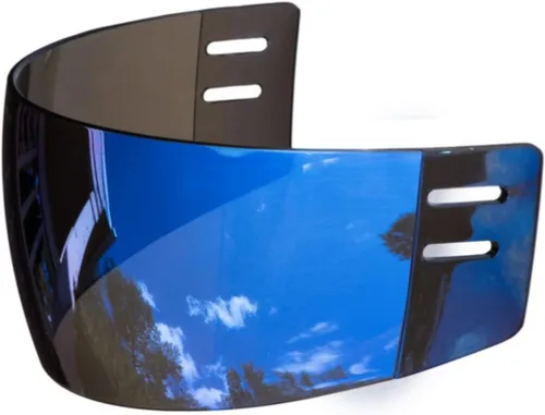 Vista 5 de Ronin - Visera de hockey con revestimiento antiarañazos, resistente a los impactos, ajuste universal para casco, certificado CE