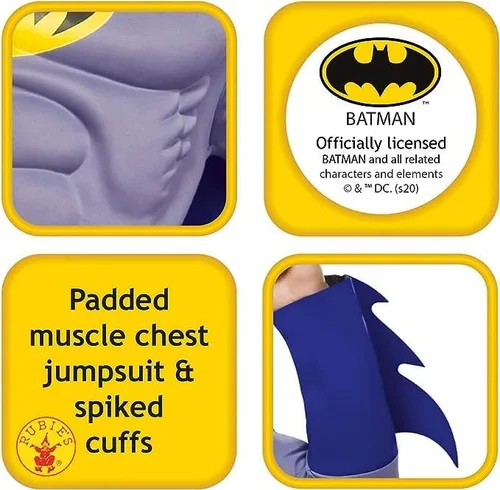 Vista 3 de Disfraz de lujo Rubie's de Batman con músculos para adultos