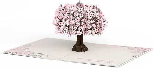 Vista 5 de Lovepop Tarjeta del día de la madre para abuela, tarjeta emergente de flor de cerezo, 5 x 7, tarjeta pensativa para abuela, flores emergentes