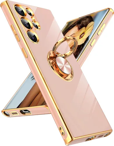 Vista 80 de LeYi Funda para iPhone XR: con Protector de Pantalla de Vidrio Templado [Paquete de 2] Soporte de Anillo Giratorio de 360°, Soporte Magnético
