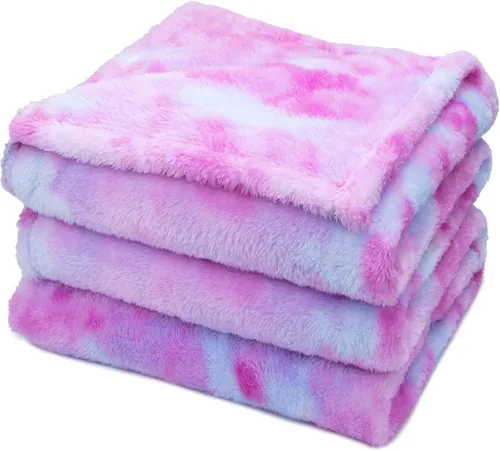 Vista 32 de MUGD Manta rosa para cama, manta de forro polar rosa claro, mantas suaves para mujeres y niñas, bonita decoración del hogar B-bean Rosa