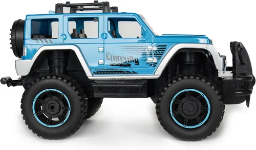 Vista 3 de Adventure Toys Camión de control remoto todoterreno a escala 112 color azul hielo 4x4 RC auto de juguete para adultos niños niñas niños