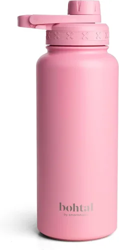 Vista 7 de Smartshake Bohtal Botella de agua aislada de 32.5 fl oz/32 onzas, botella de agua de acero inoxidable duradera, botella de agua a prueba de fugas