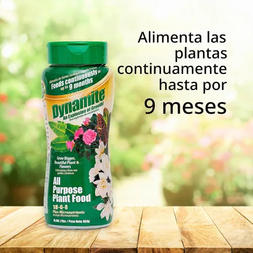 Vista 2 de NEGRO (ORO) KOW Dynamite 887763 - Alimento para plantas de 9 meses, 2 libras Proporciona 9 meses de alimentación continua, contiene