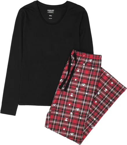 Vista 5 de Peanuts Snoopy - Pijamas familiares a juego, ropa de dormir festiva, ropa de dormir de 2 piezas para Navidad
