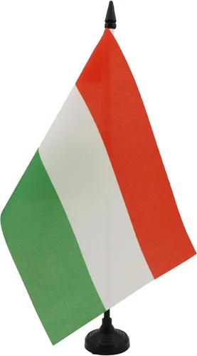 Vista 12 de AZ FLAG Aland Table Flag 4x6 in 100D Polyester Plastic Base Indoor use Finnish 15x10 cm desk flag stitched finish with reinforced edges with