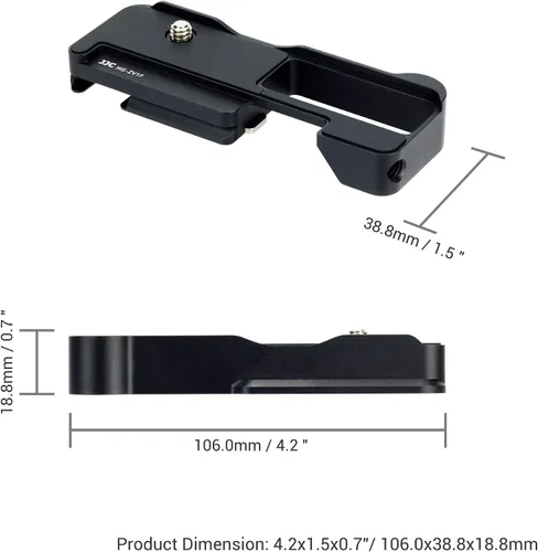 Vista 8 de ZV-1F ZV1F Soporte de extensión de agarre de metal para cámara con soporte de zapata fría para Sony ZV-1F ZV-1II (no para ZV-1), accesorio