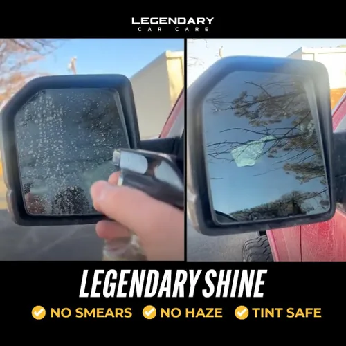 Vista 9 de Legendary Car Care Bundle - Aderezo brillante de 16 onzas y spray limpiador de vidrio de 16 onzas