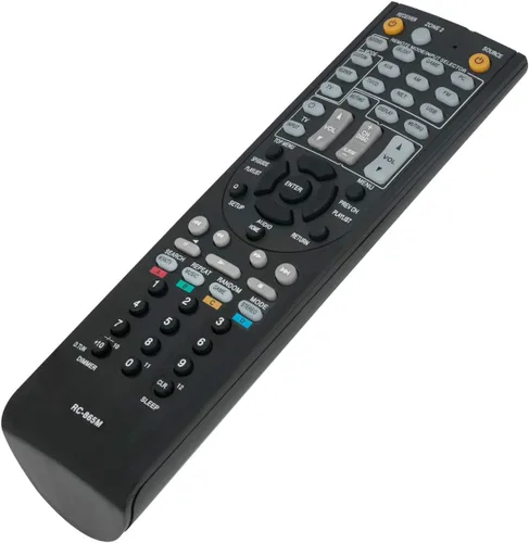 Vista 2 de RC-865M Control remoto de repuesto aplicable para receptor AV Onkyo TX-NR525 TXNR525