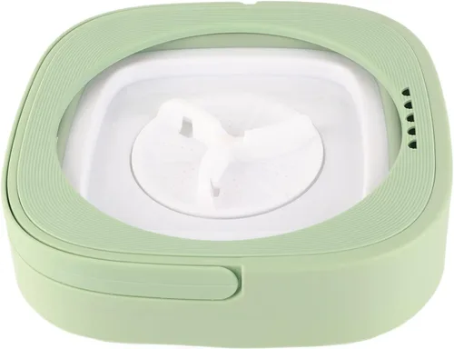 Vista 3 de Lavadora portátil, lavadora plegable, capacidad de 6.5 L, secadora de centrifugado, 100240 V, verde, para el hogar, apartamento, campamento